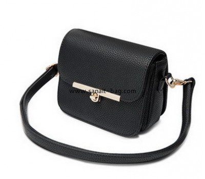 Custom pu leather bag black handbags bags for women WT-322