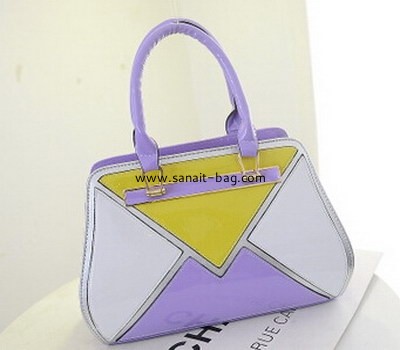 Women double-color PU handbag WT-026