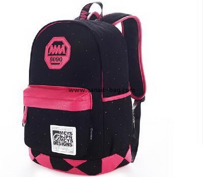 Men canvas travel high capacity backpack MB-019